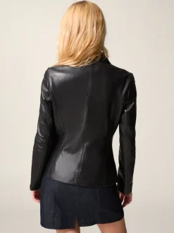 Manteaux & Vestes>Rouje Veste ULYSSE CuirNoir